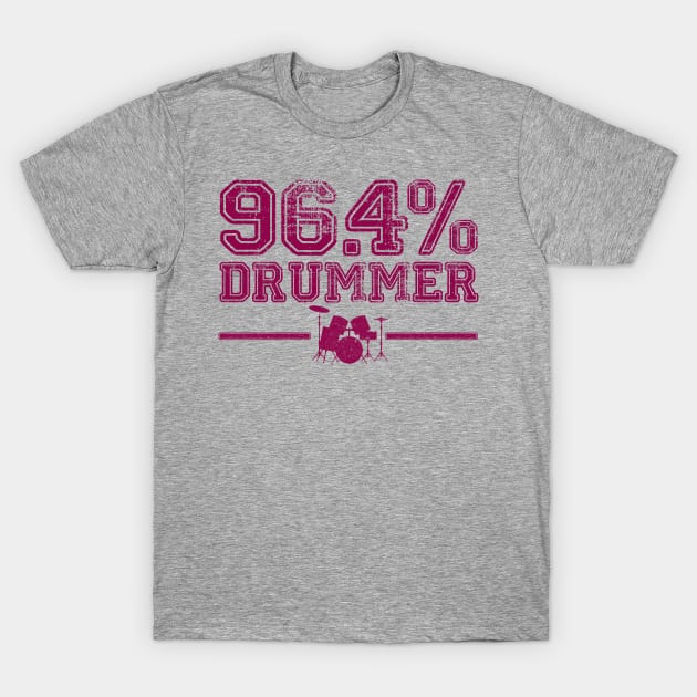 96.4% Drummer T-Shirt by BOEC Gear